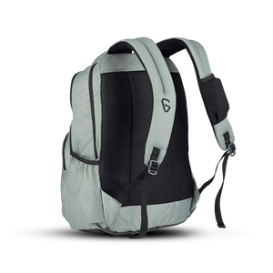 Greenlands Ziggy Laptop Work Backpack Light Grey Color Backside View