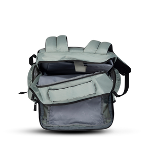 Greenlands Ziggy Laptop Work Backpack Light Grey Color inside View
