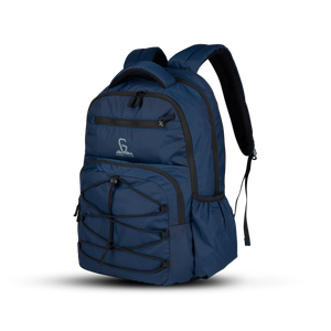 Greenlands Ziggy Laptop Work Backpack Navy Color Front View