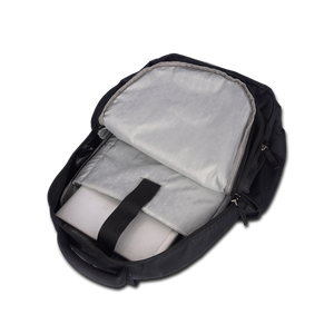 Greenlands Zipster Laptop Work Backpack Black Color Closer View
