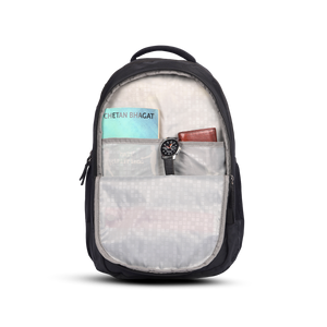Greenlands Zipster Laptop Work Backpack Black Color Inside View