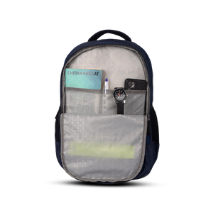 Greenlands Zipster Work Backpack Navy Color Inside View