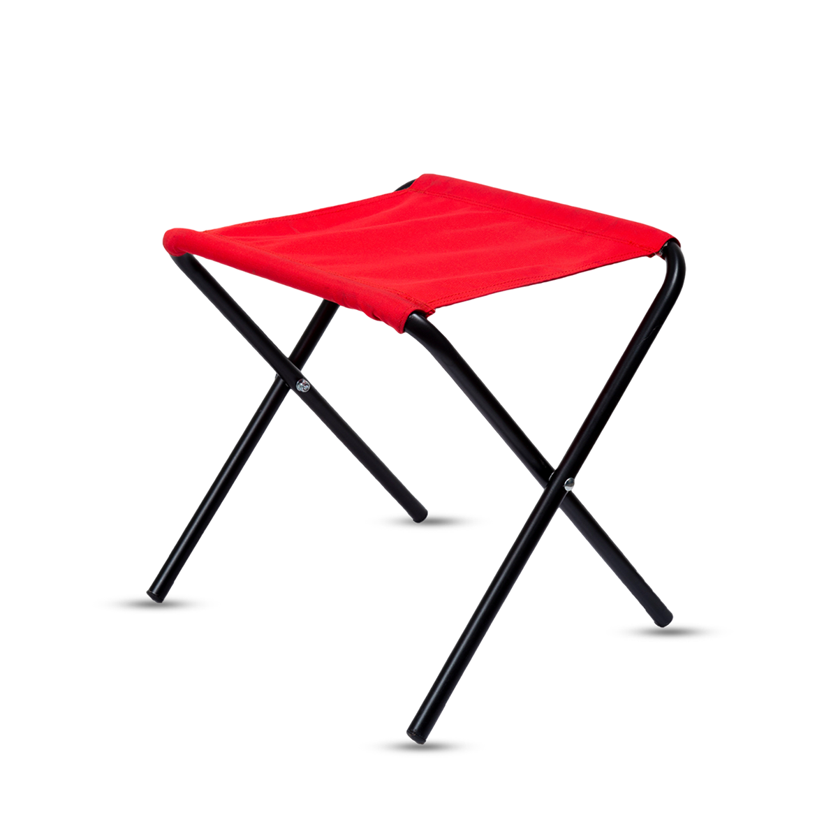 Camping Stool Mild Steel Size Small Red