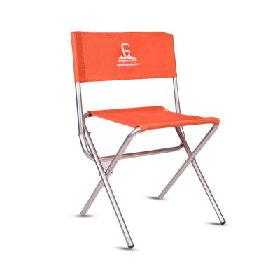 Camping Chair Aluminium Orange