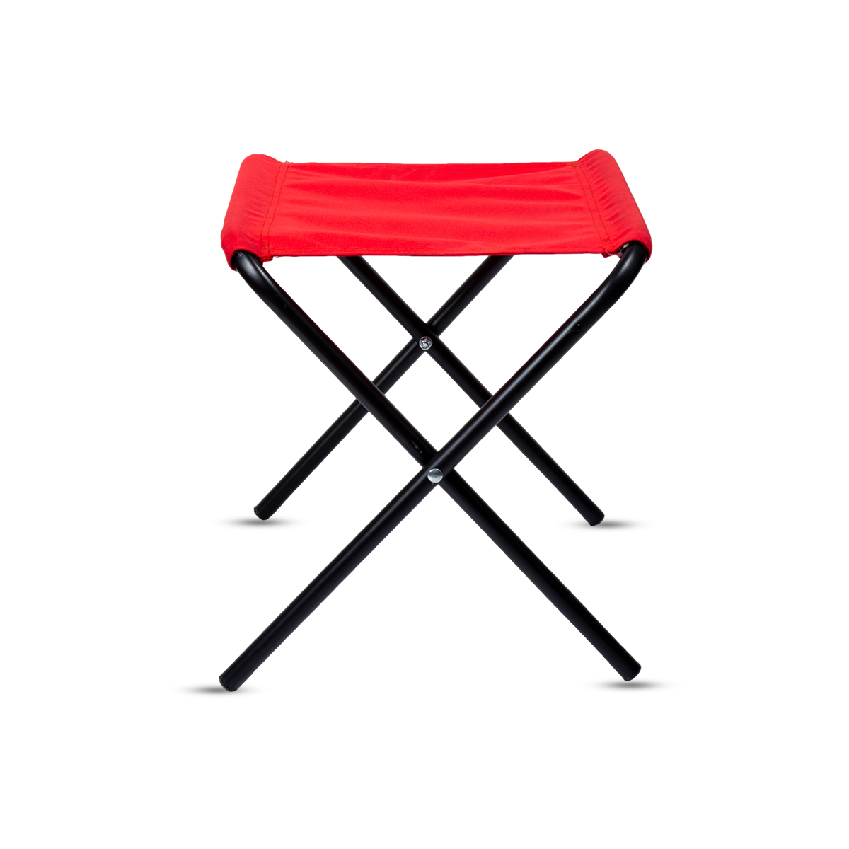 Camping Stool Mild Steel Size Small Red