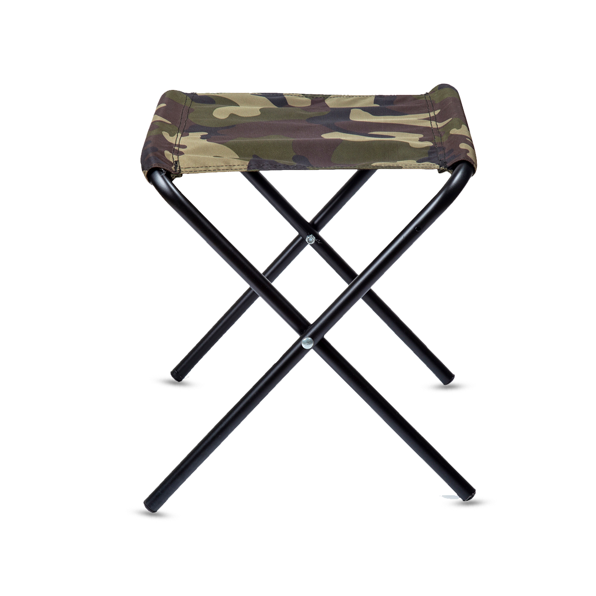 Camping Stool Mild Steel Size Small Camo