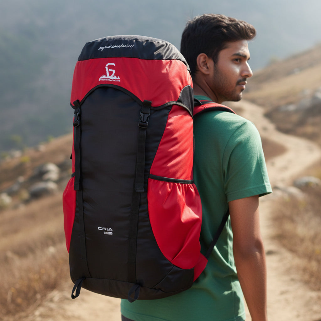 55 Letre Rucksack Cria 55 Litres Rucksack Red – Greenlands