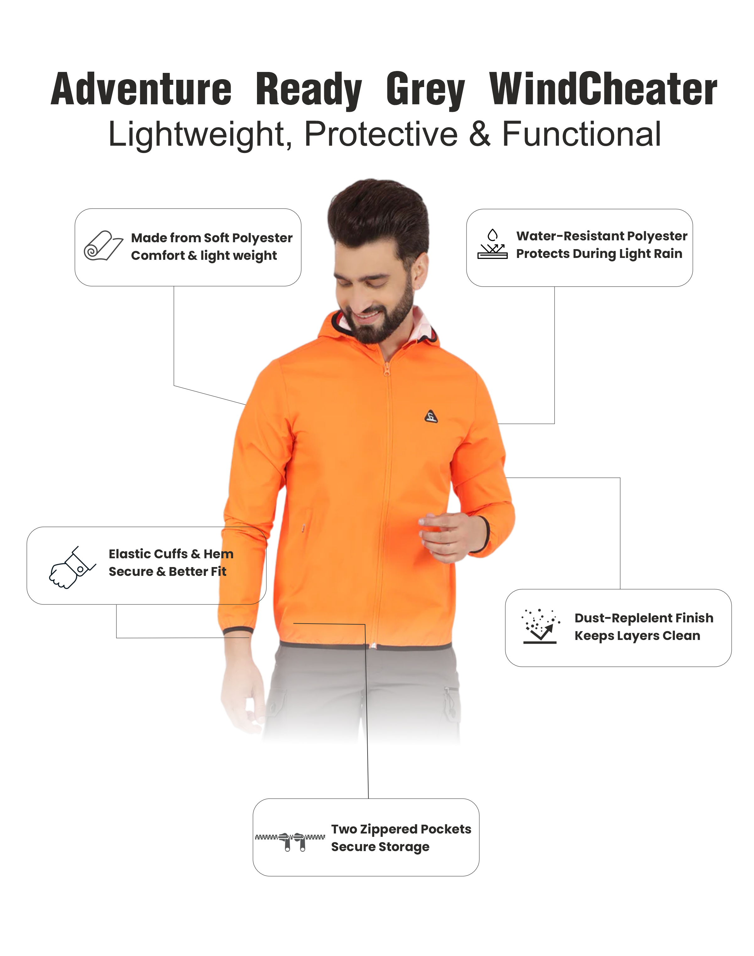 Windcheater TRISH Orange