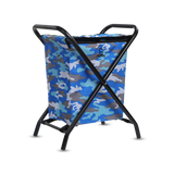 Camping Storage Bin 20 Mild Steel Blue Camo