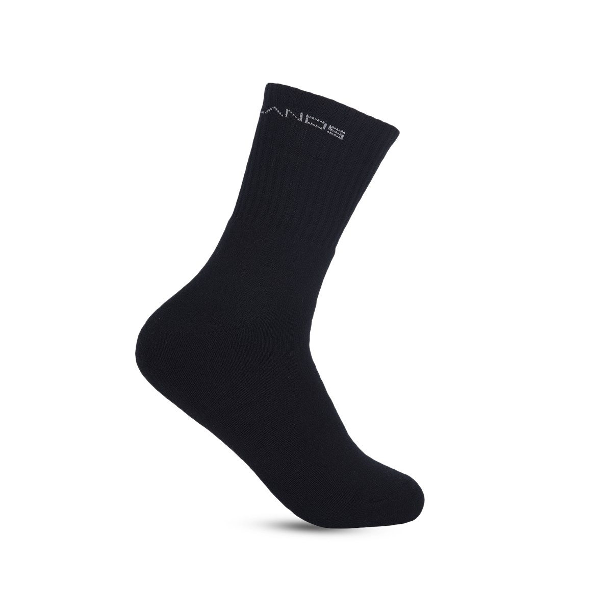 QUADRA Black Crew Socks (Pack of 3) for Everyday Comfort