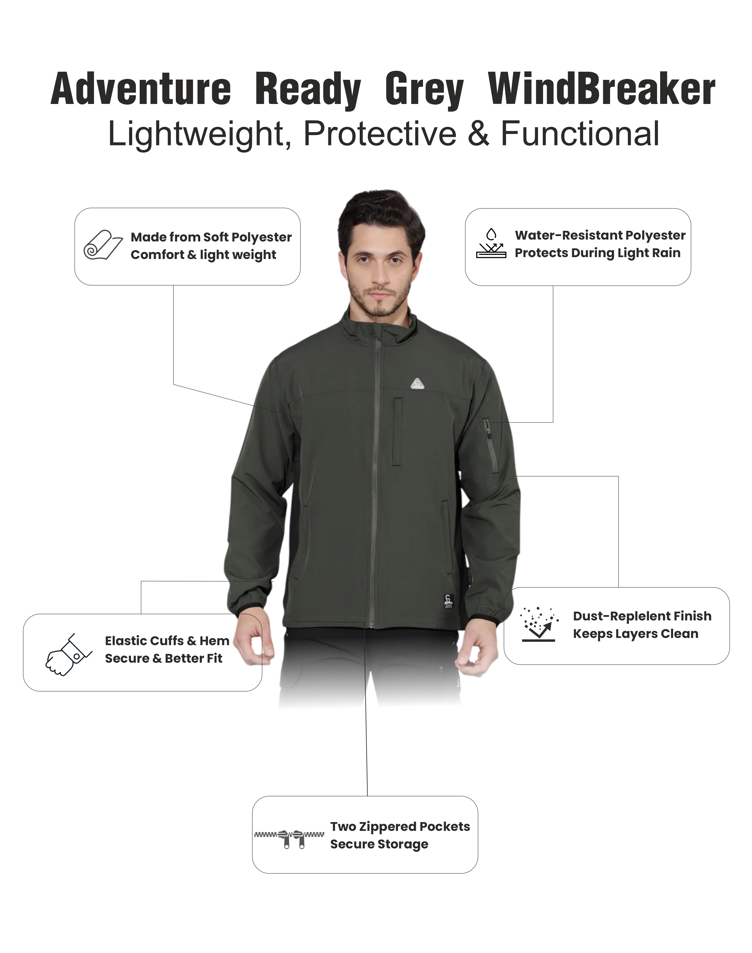 Windbreaker DUO Olive