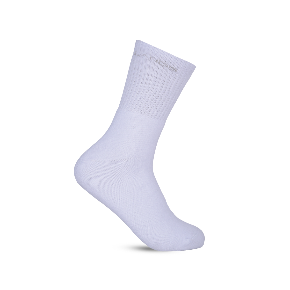 GreenLands QUADRA Crew Socks (Pack of 3) for Stylish Everyday Comfort White Color