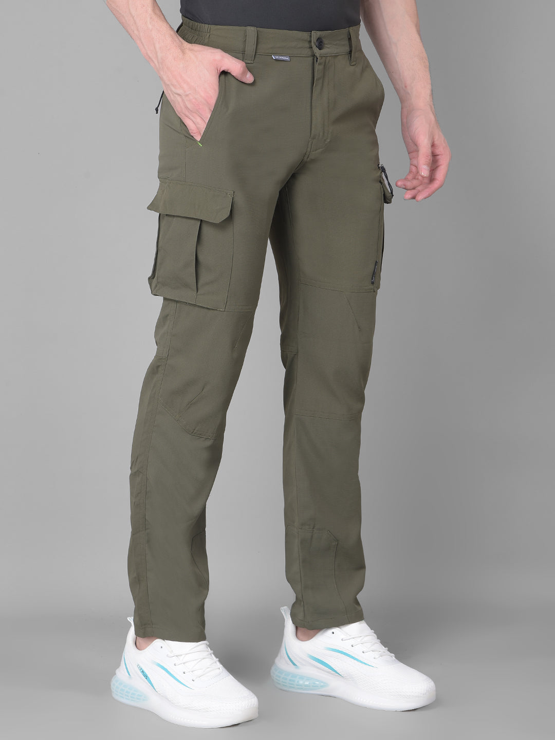 GreenLands QUADRA Trouser Olive Color Side View