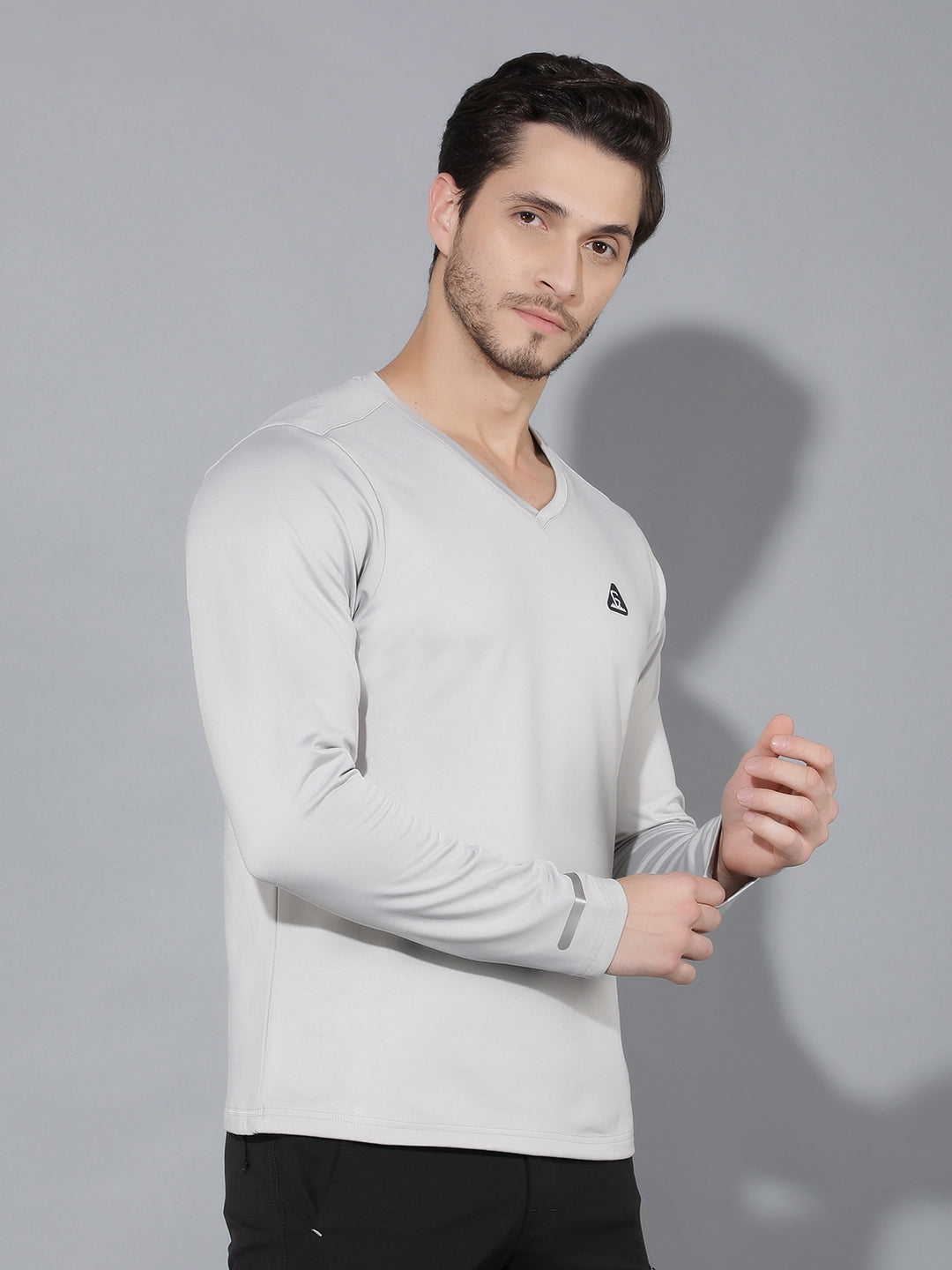 GreenLands T-Shirt FS TRISH V L Grey Color 