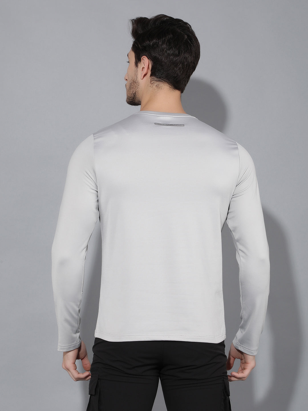 GreenLands T-Shirt FS TRISH V L Grey Color  Backside View