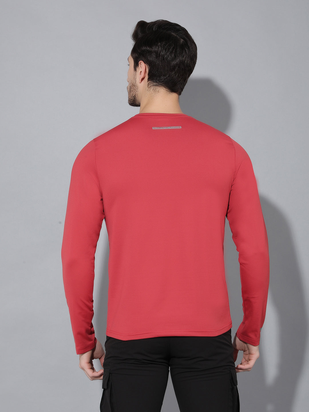 GreenLands T-Shirt FS TRISH V Maroon Color Backside View
