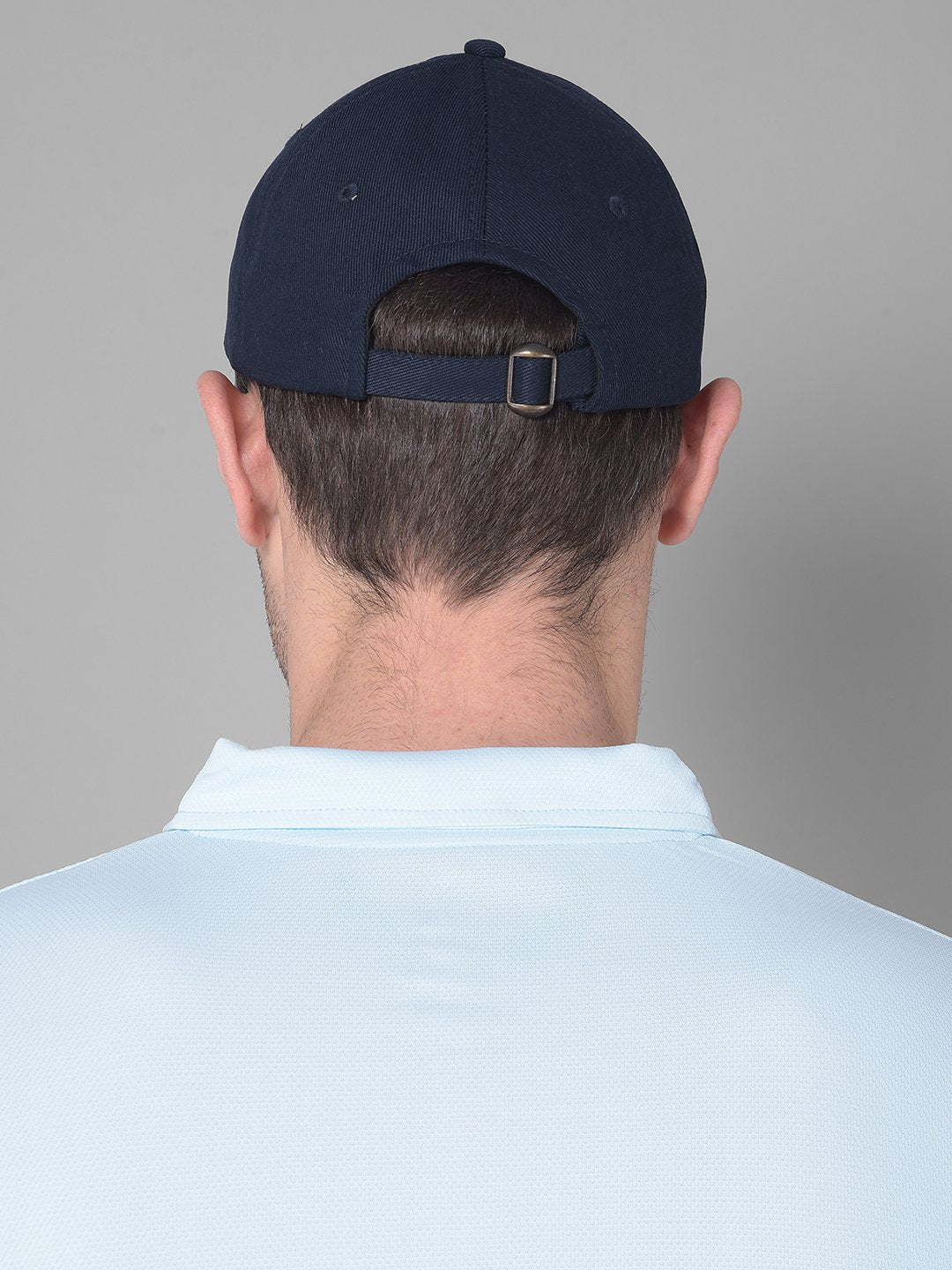 Greenlands Adjustable Cotton fabric Trish Cap Navy Color for Outdoor Adventure Backside View