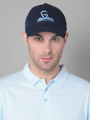 Greenlands Adjustable Cotton fabric Trish Cap Navy Color for Outdoor Adventure Front View