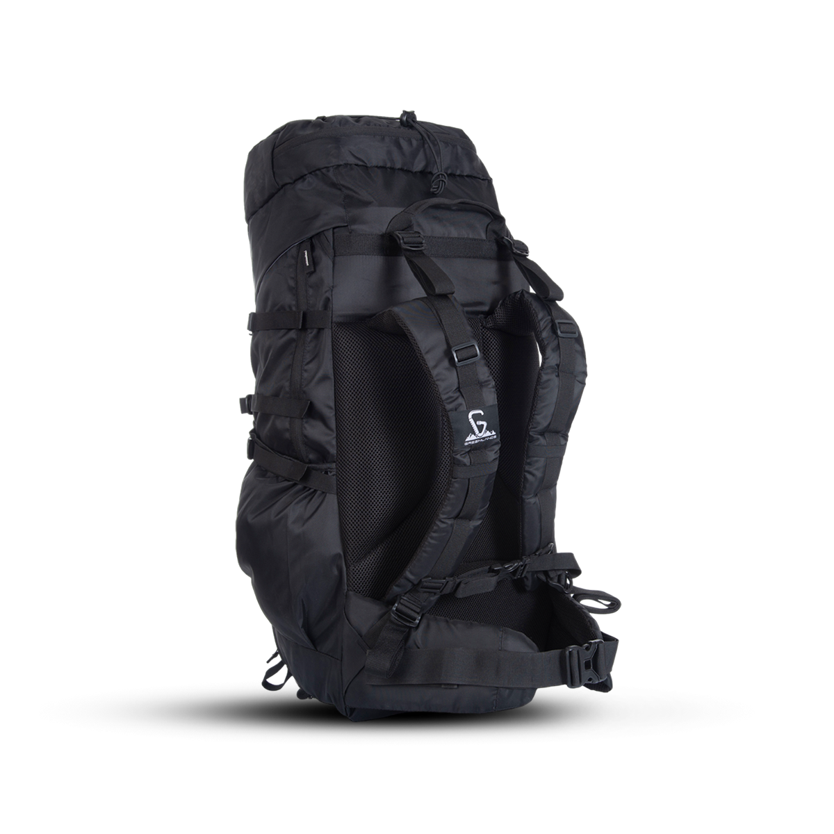 Greenlands Axido Adventure Rucksack Black Color 50 Litres Backside View