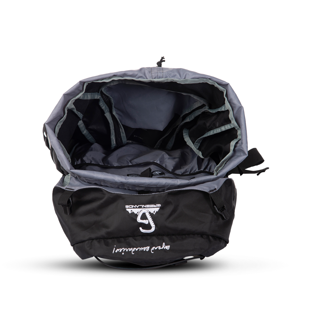 Greenlands Axido Adventure Rucksack Black Color 50 Litres Inside View
