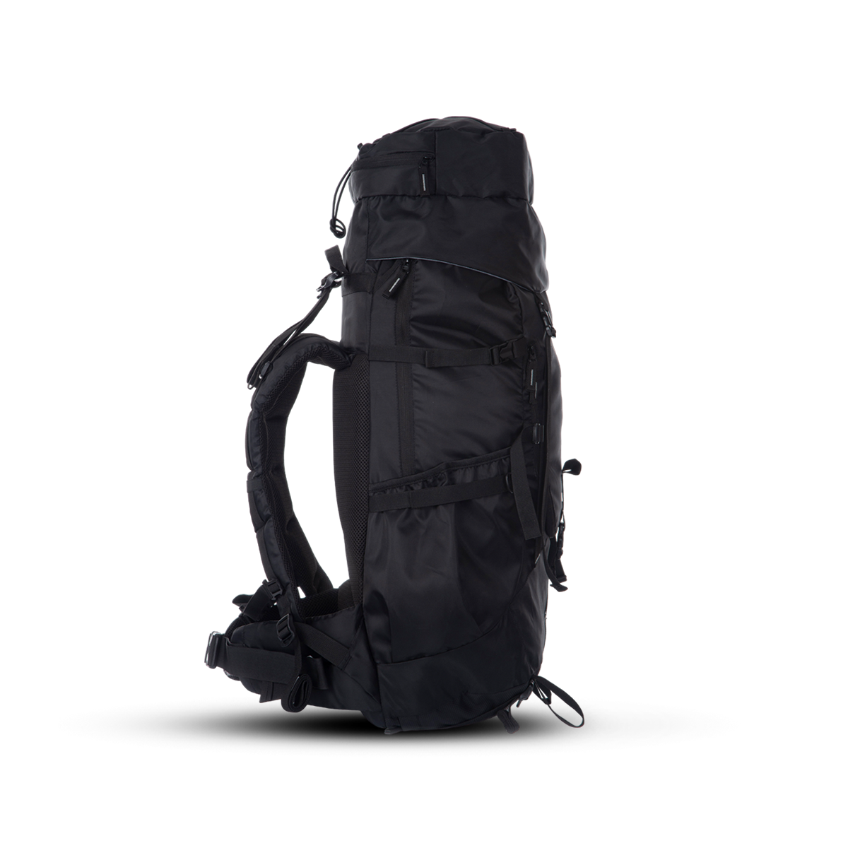 Greenlands Axido Adventure Rucksack Black Color 50 Litres Side View