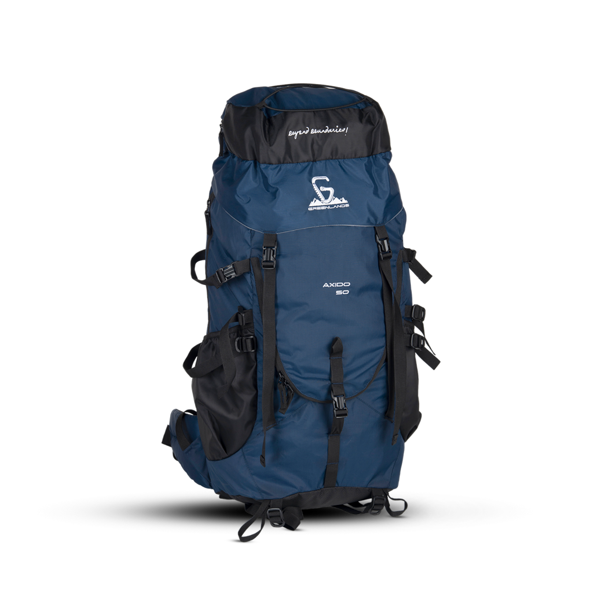Greenlands Axido Adventure Rucksack Navy Color 50 Litres Front View
