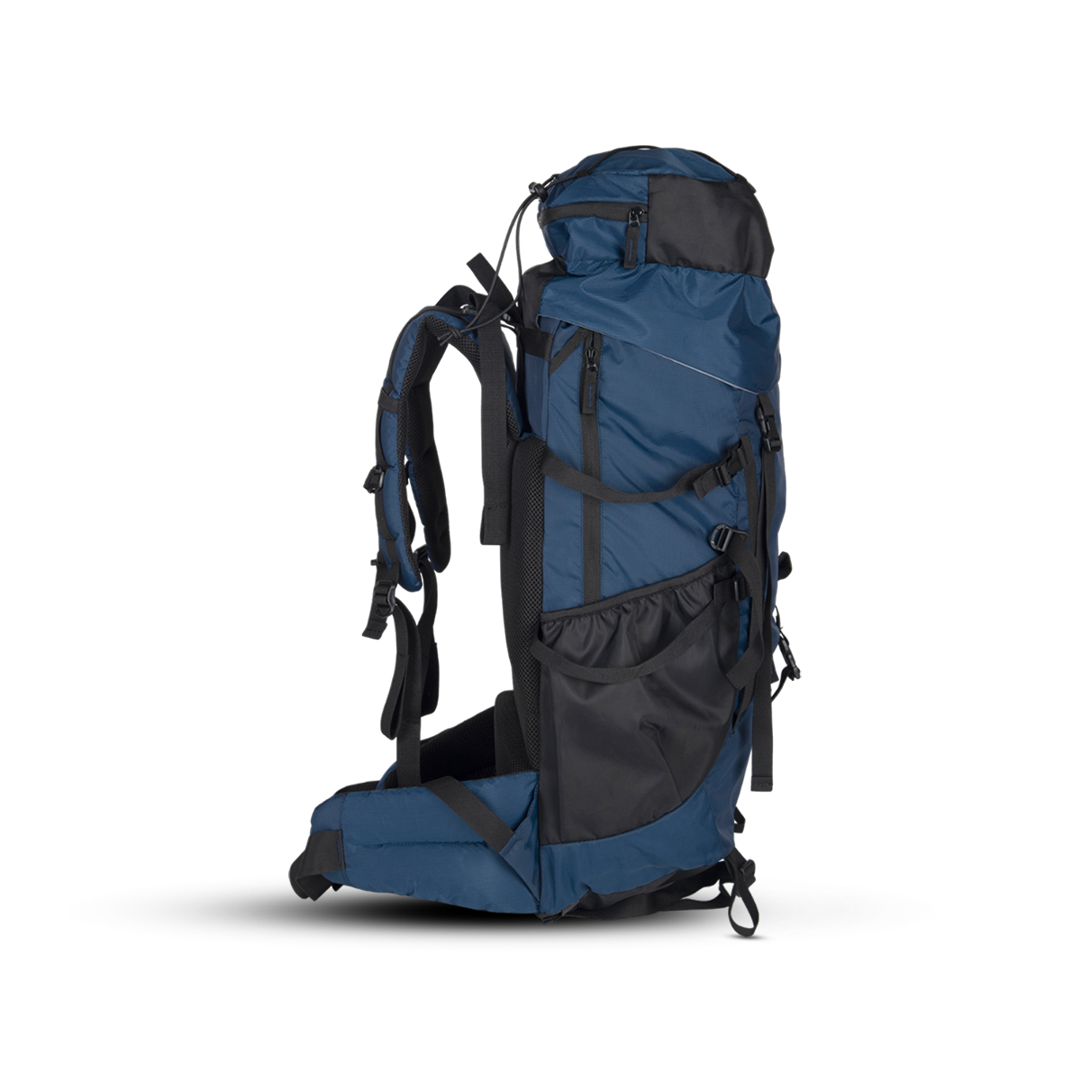 Greenlands Axido Adventure Rucksack Navy Color 50 Litres Side View