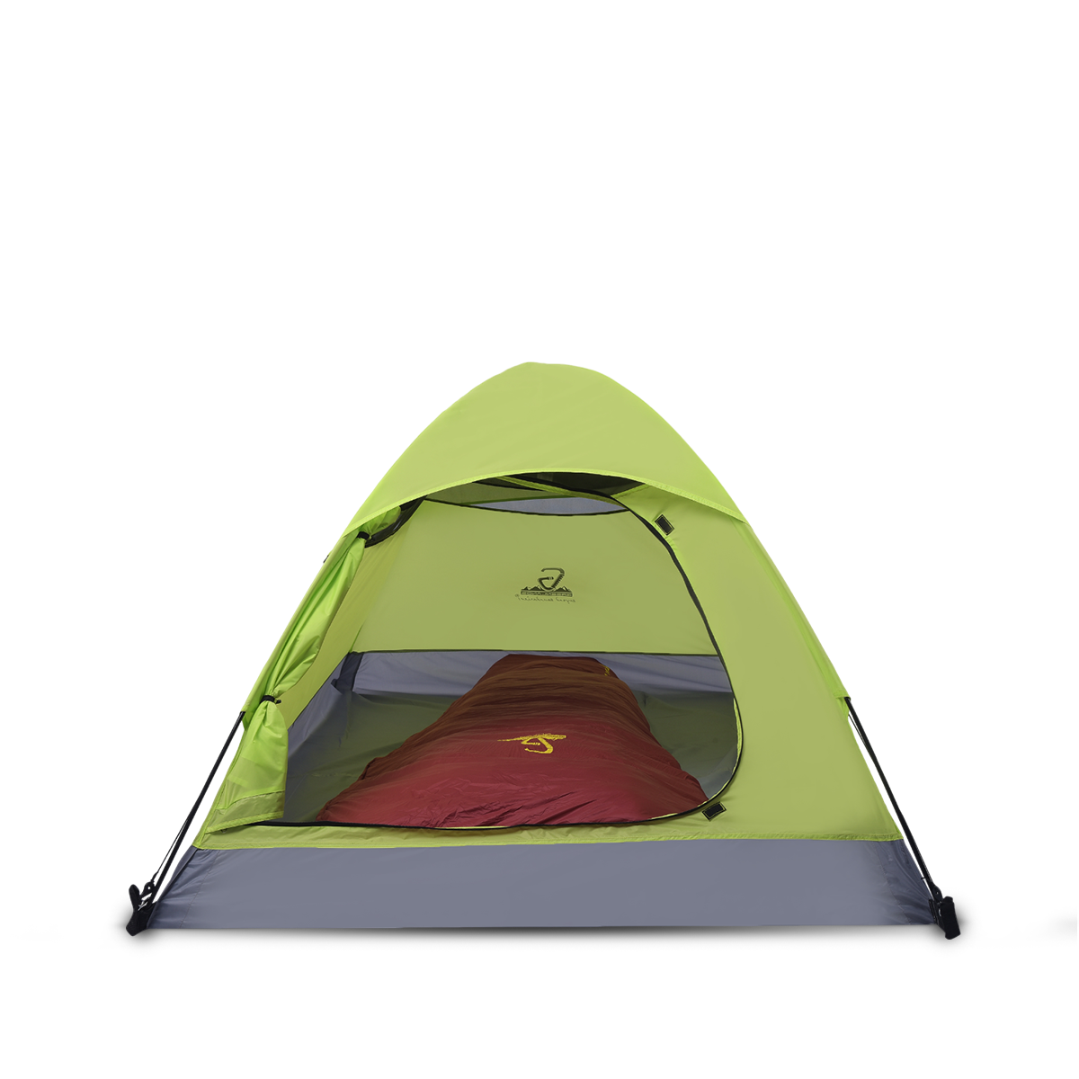 Greenlands Camping Tent for Intimate Adventures in Nature Green Color 