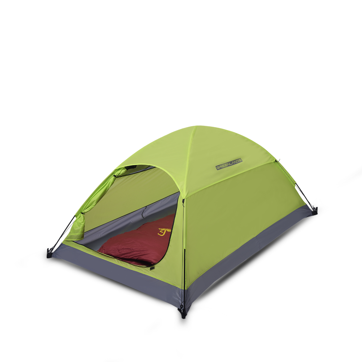 Greenlands Camping Tent for Intimate Adventures in Nature Green Color 