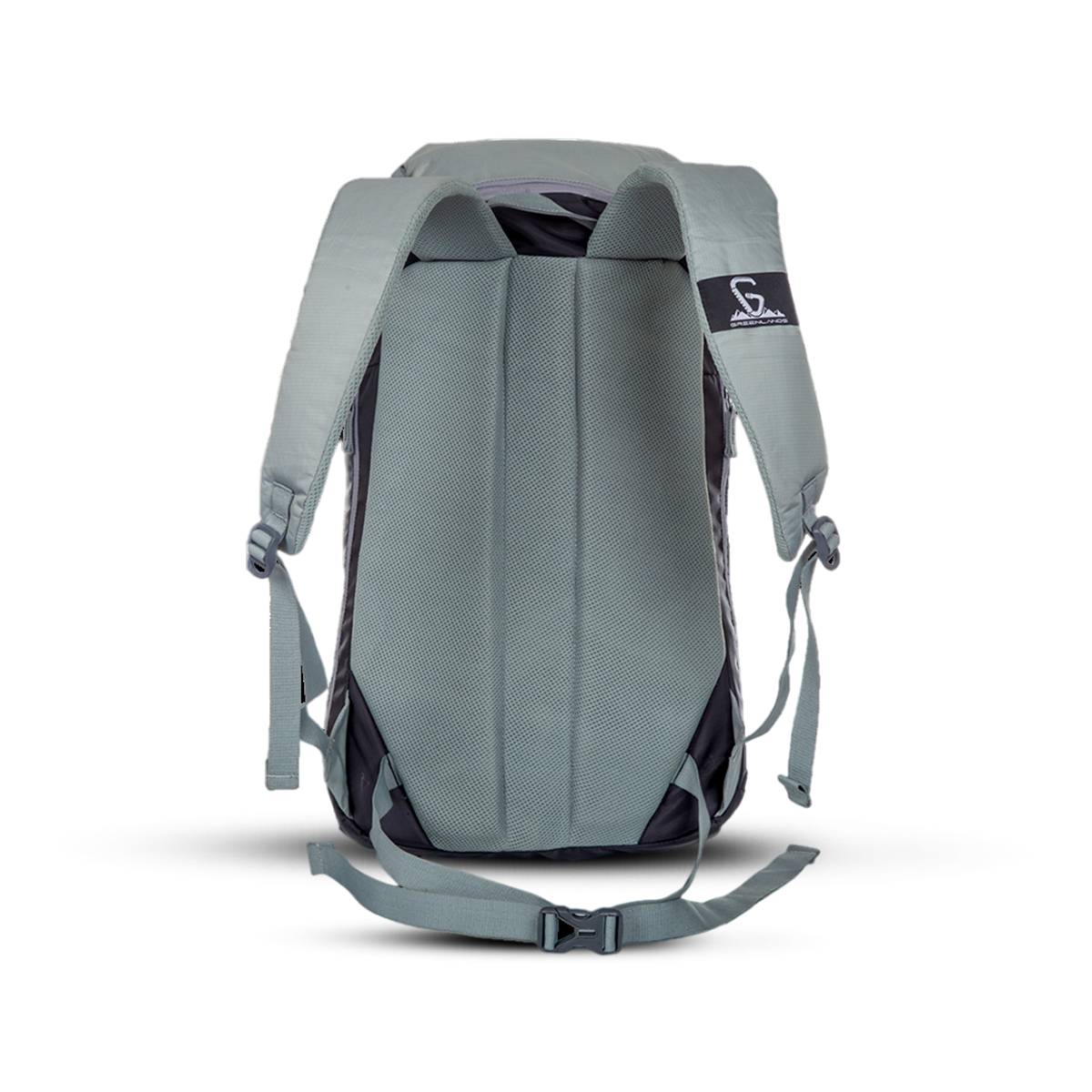 Greenlands Cria Adventure Travel Rucksack Bag Grey Color 45 Litres Backside View
