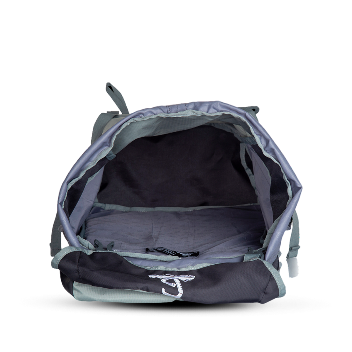 Greenlands Cria Adventure Travel Rucksack Bag Grey Color 45 Litres Inside View