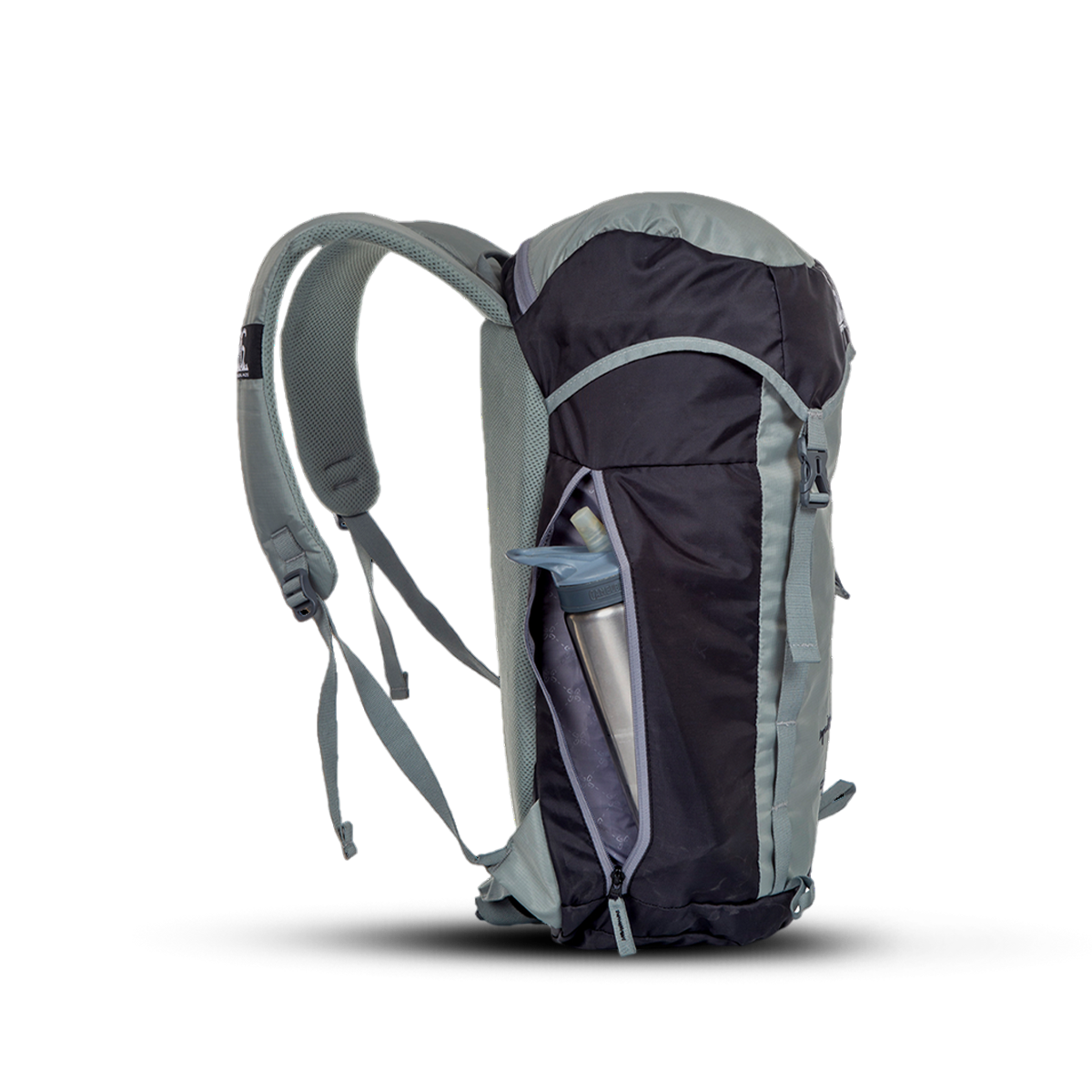 Greenlands Cria Adventure Travel Rucksack Bag Grey Color 45 Litres Side View