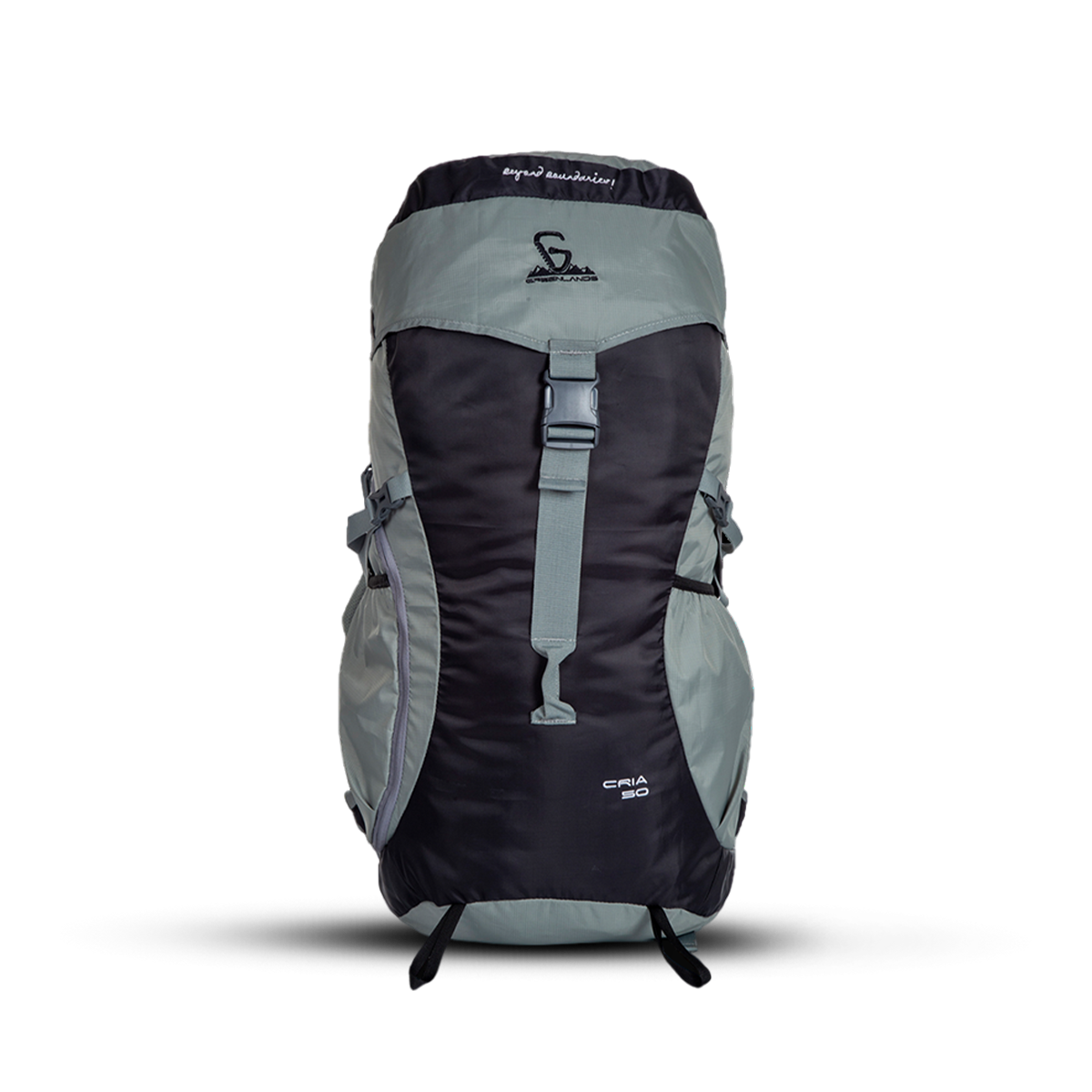 Greenlands Cria Adventure Travel Rucksack Bag Grey Color 50 Litres