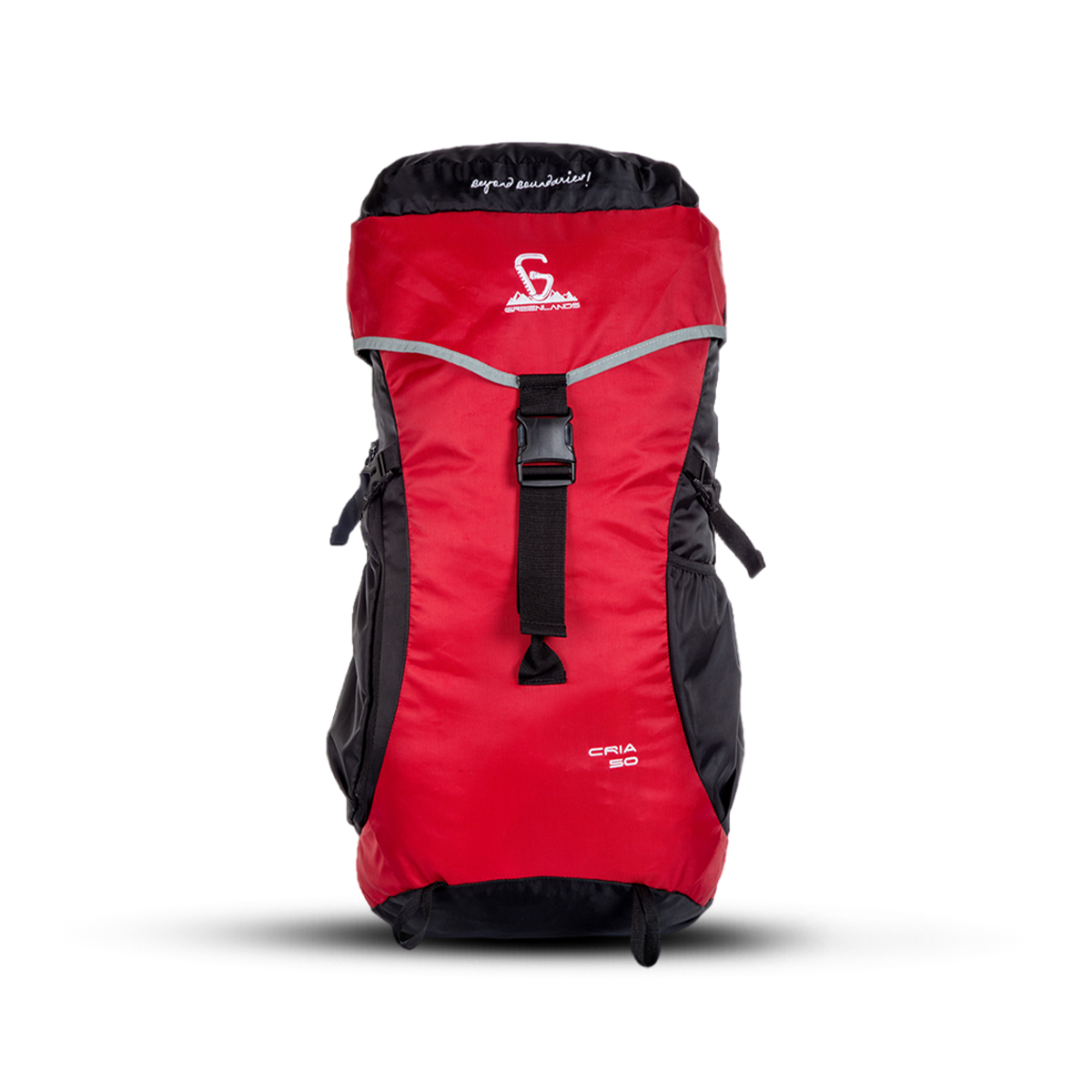 Greenlands Cria Adventure Travel Rucksack Bag Red Color 50 Litres