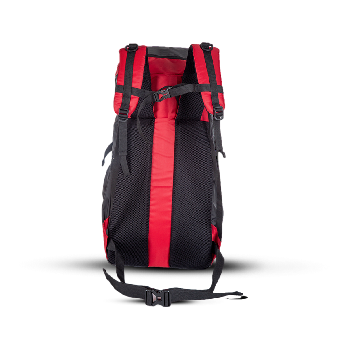 Greenlands Cria Adventure Travel Rucksack Bag Red Color 50 Litres Front and Backside View