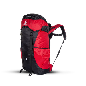 Greenlands Cria Adventure Travel Rucksack Bag Red Color 55 Litres Side View