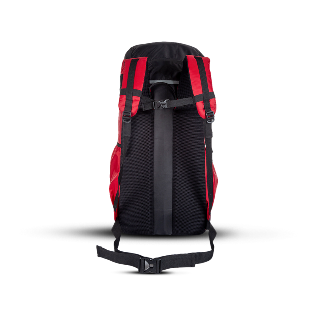 Greenlands Cria Adventure Travel Rucksack Bag Red Color 55 Litres Back side View