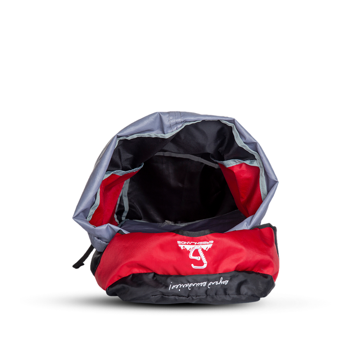Greenlands Cria Adventure Travel Rucksack Bag Red Color 55 Litres Inside View