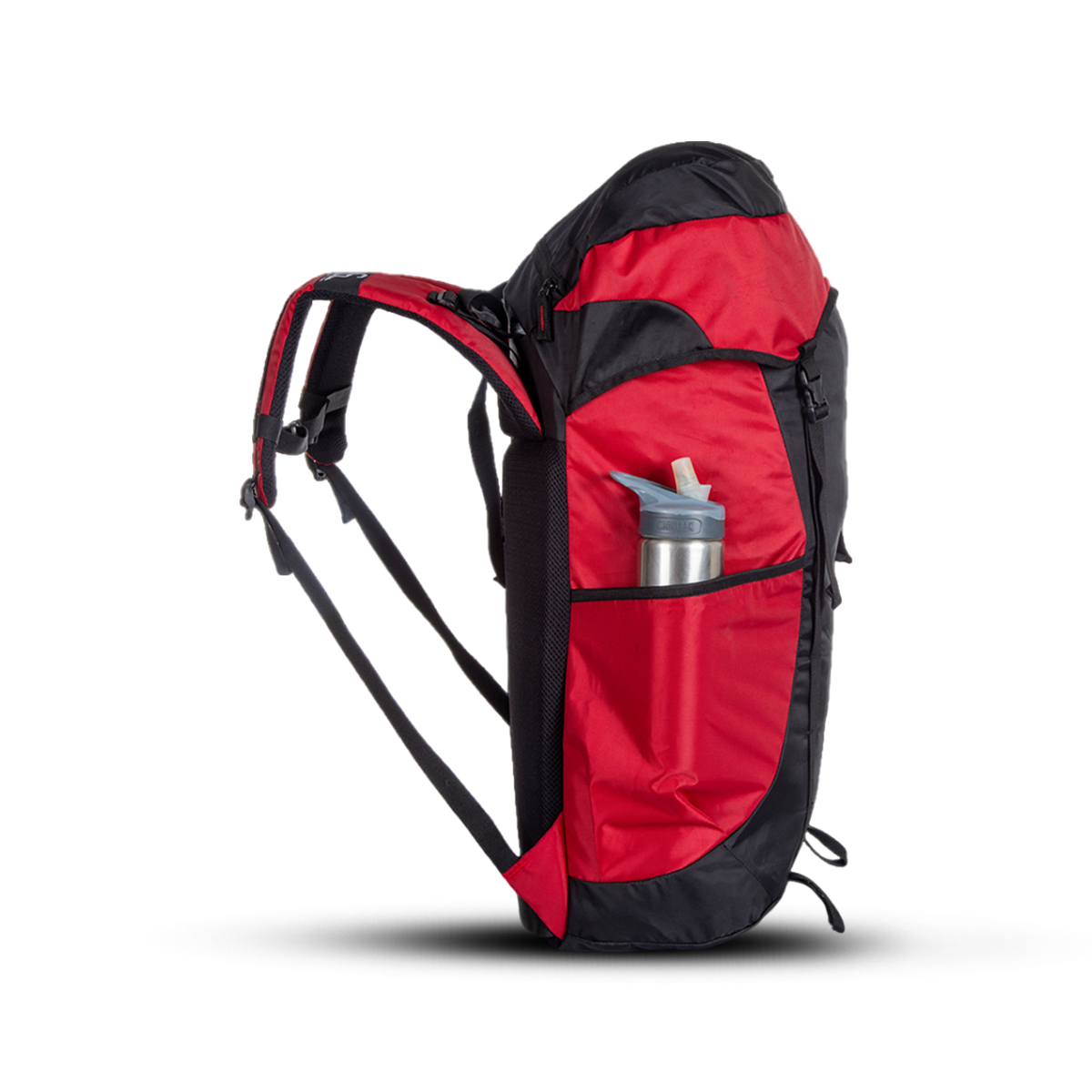 Greenlands Cria Adventure Travel Rucksack Bag Red Color 55 Litres side View
