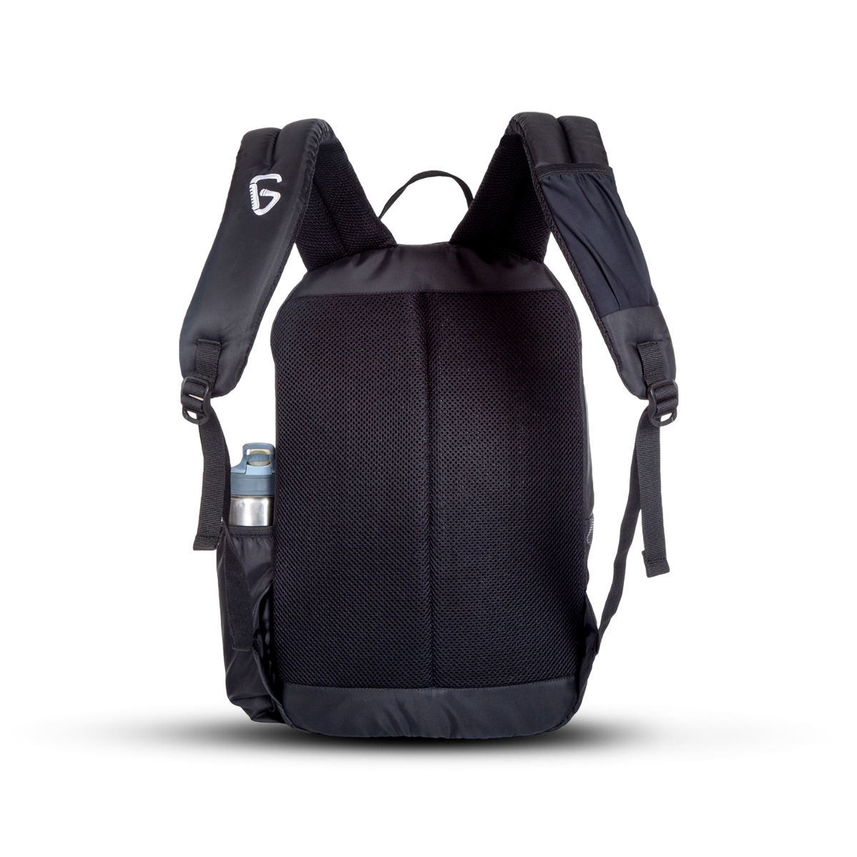 Greenlands Dyno Campus Backpack Black Color Backside View