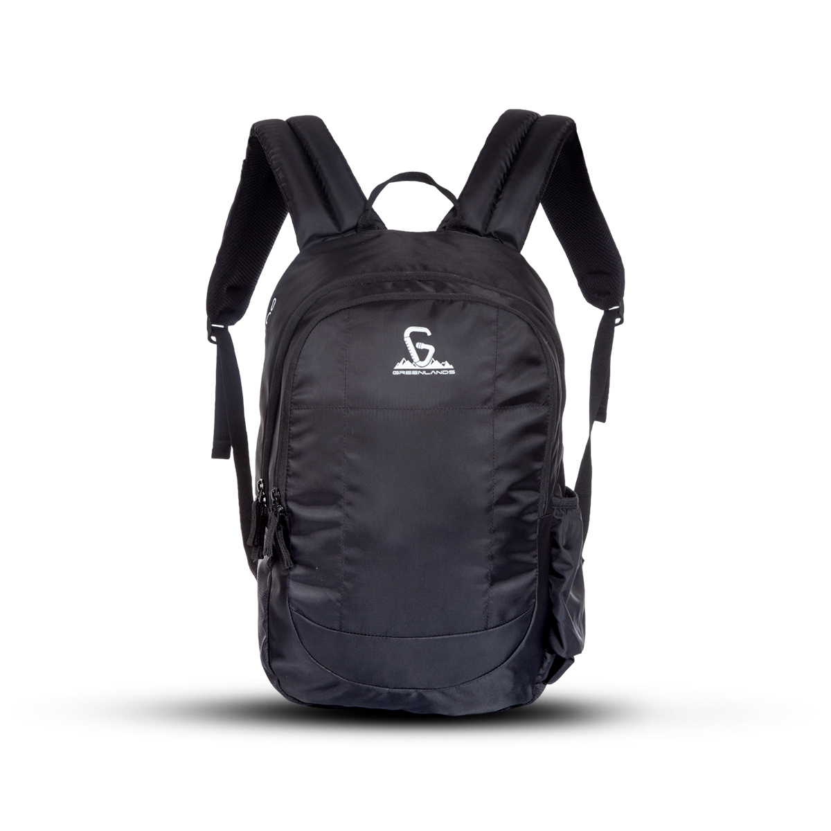 Greenlands Dyno Campus Backpack Black Color Front View