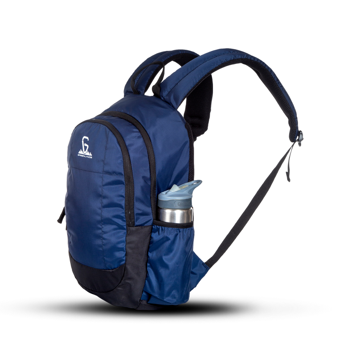 Greenlands Dyno Campus Backpack Navy Color Side View