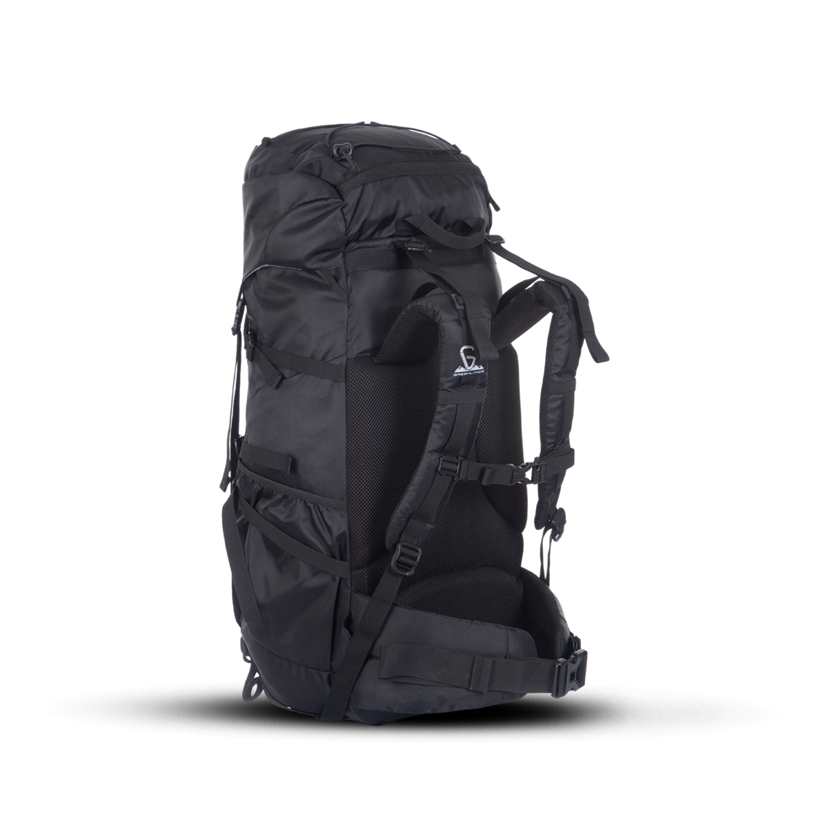 Greenlands Globo Adventure Rucksack Black Color 45 Litres Backside View