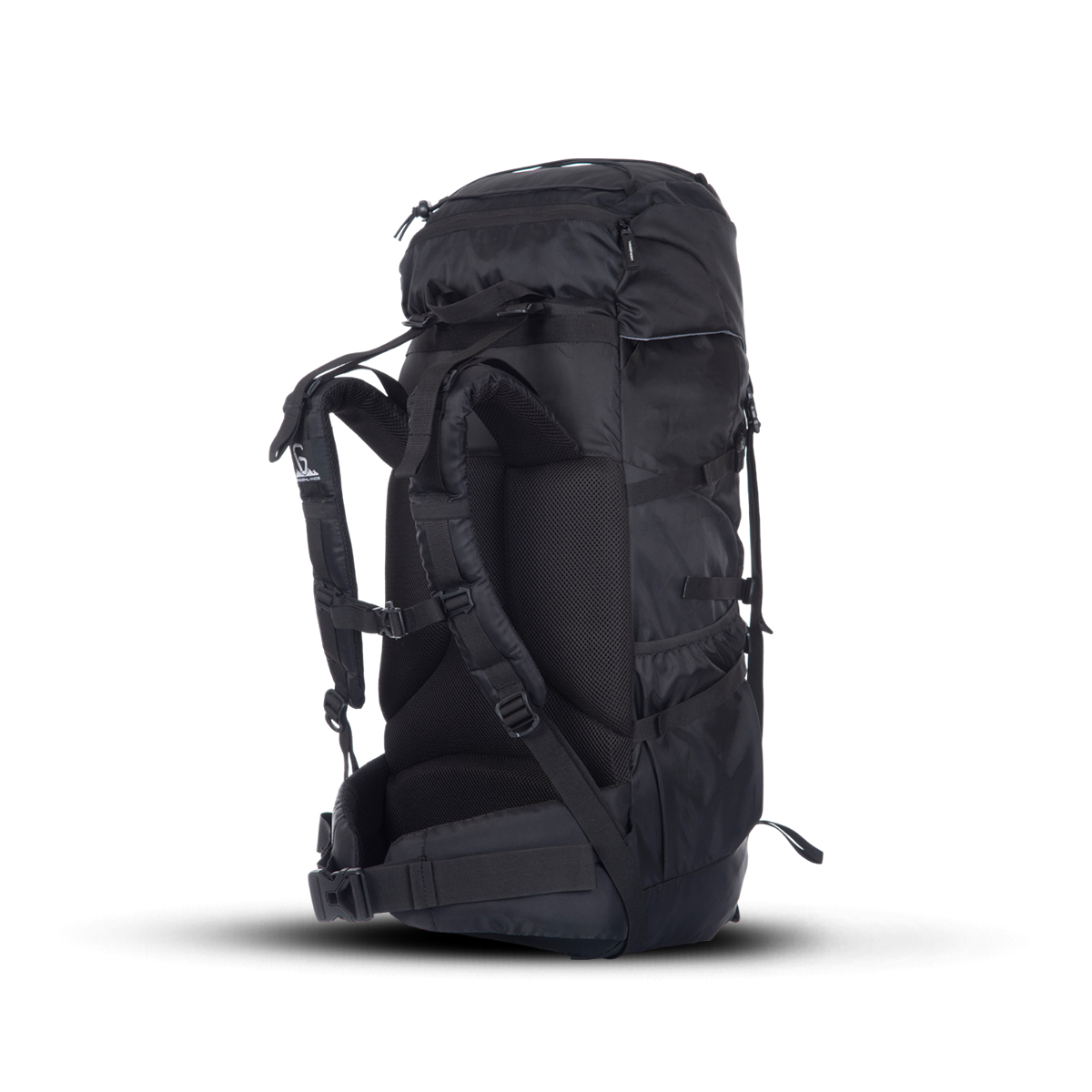 Greenlands Globo Adventure Rucksack Black Color 45 Litres Backside View