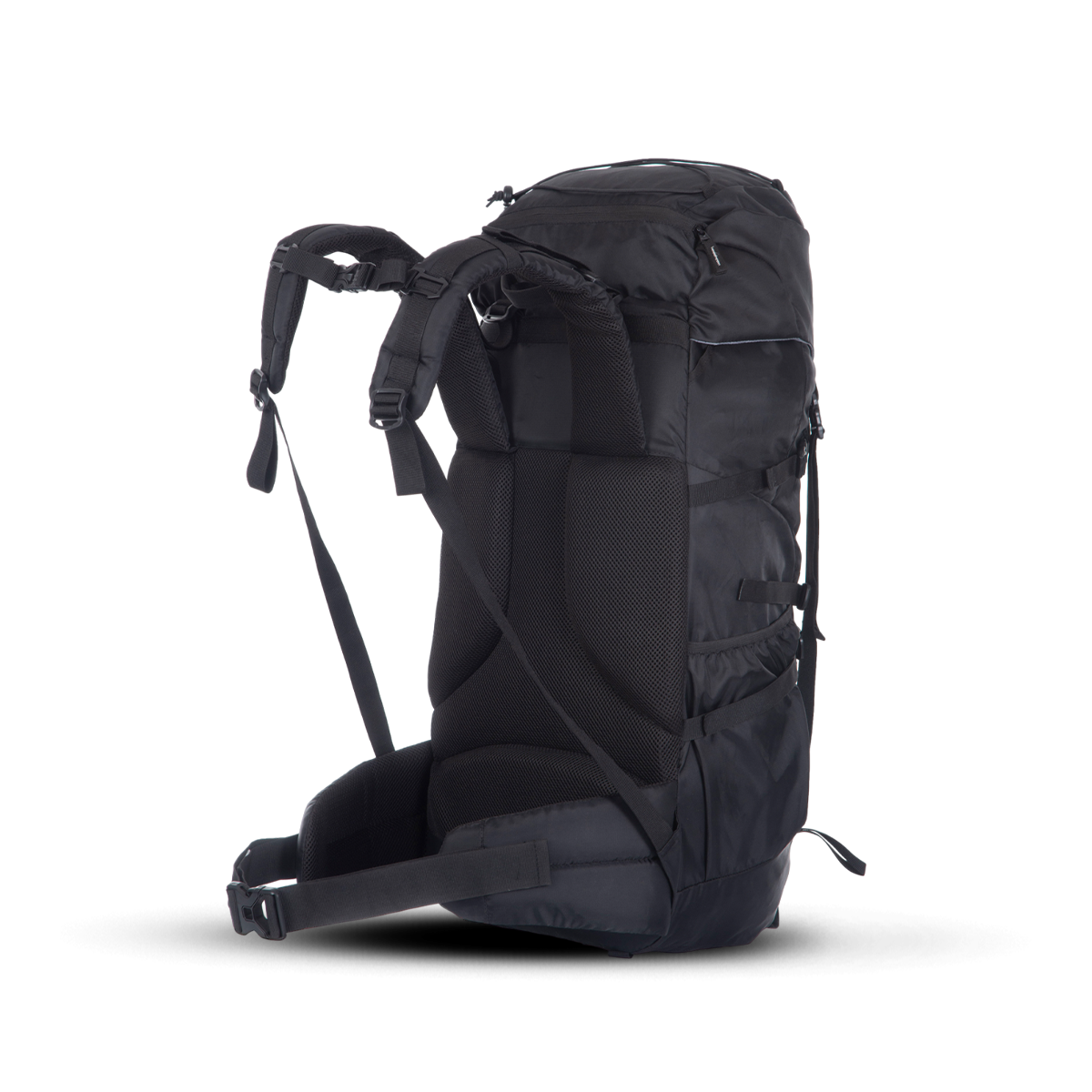 Greenlands Globo Adventure Rucksack Black Color 45 Litres Backside View