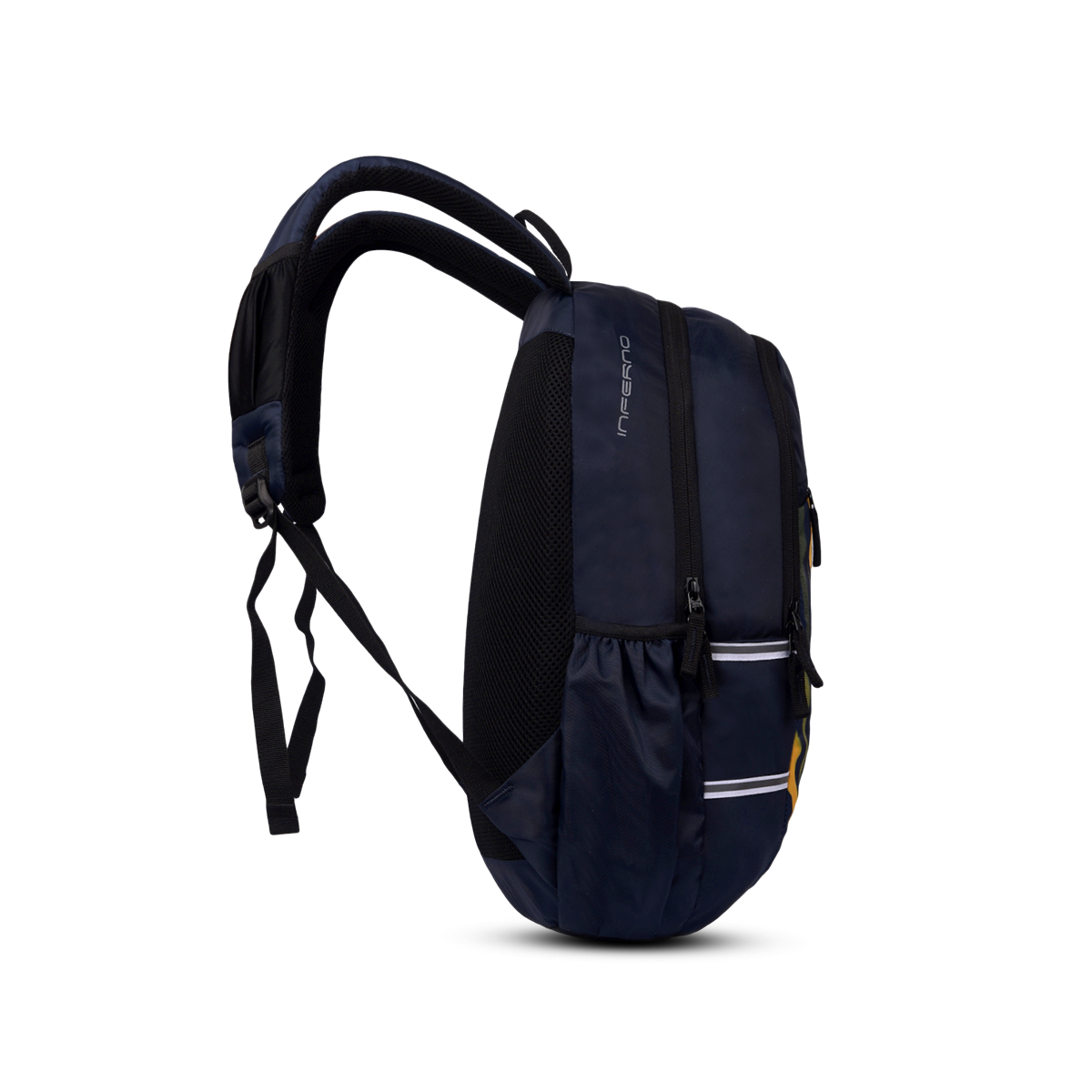 Greenlands Inferno Campus Backpack Navy Color Side View