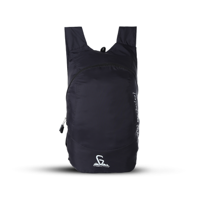 Greenlands Packable Backpack Black Color for Outdoor adventures Front View