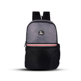 Greenlands Stria Campus Backpack Grey-Black Color