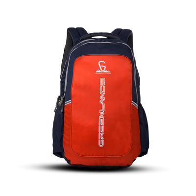 Greenlands Torpedo Laptop Work Backpack Orange Color