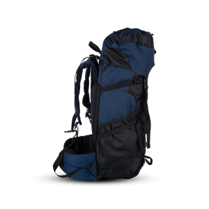 Greenlands Tritus Rucksack Navy Color 40 Litres Side View